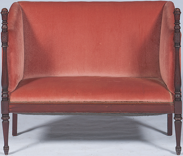 Upholstered Settee Continental