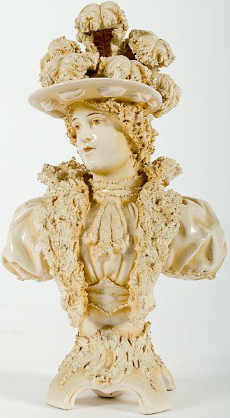 Porcelain Bust of a Lady Probably Bohemian