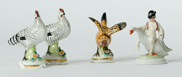 Hungarian and German Handpainted Porcelain