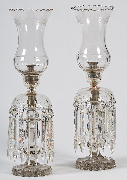 Baccarat Lusters French 19th century 15fbc3