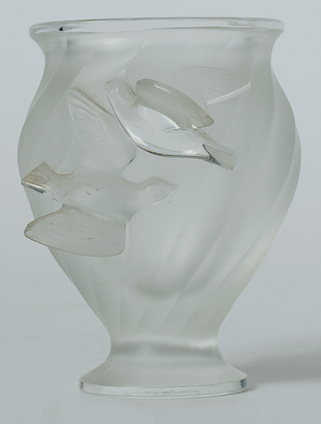 Lalique Bird Vase French Lalique 15fbc4