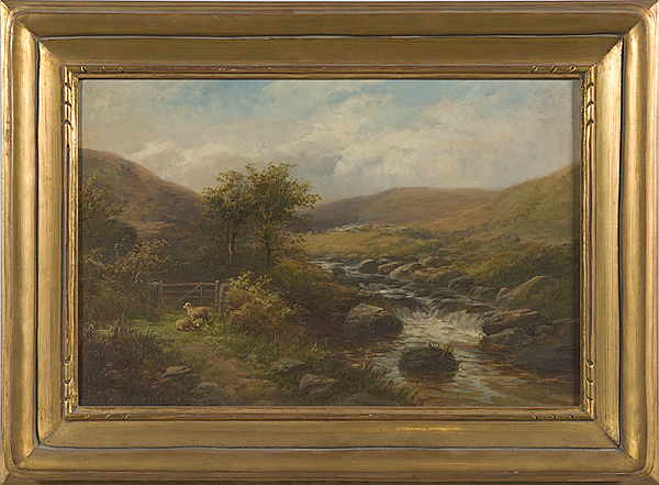 British Pastoral Landscape Oil