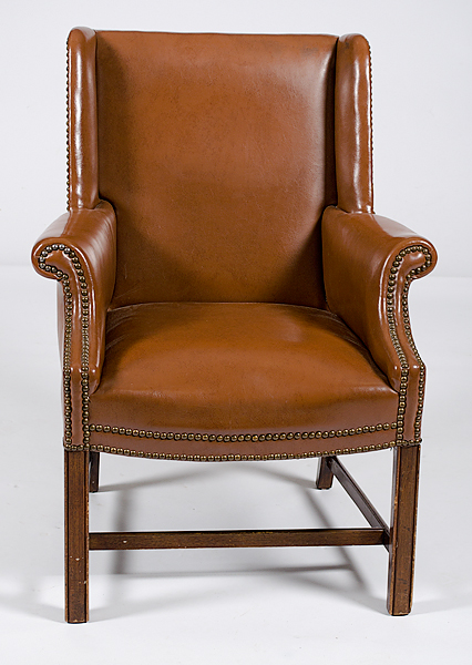 Leather Chair 20th century a brown 15fbe1