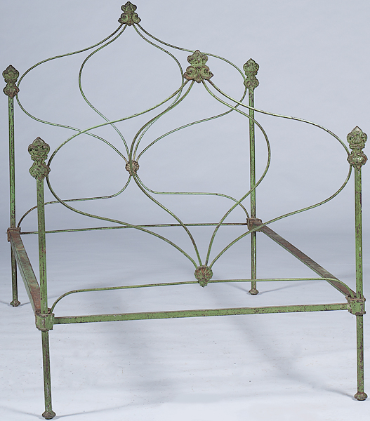 Cast Iron Bed Late 19th early 20th 15fbf3