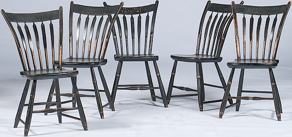 Arrowback Windsor Chairs American 15fbef