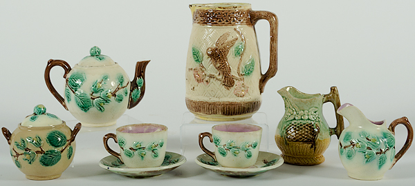 Majolica Tea Service English a seven