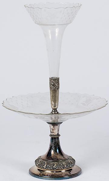 Silver Plated Epergne 20th century