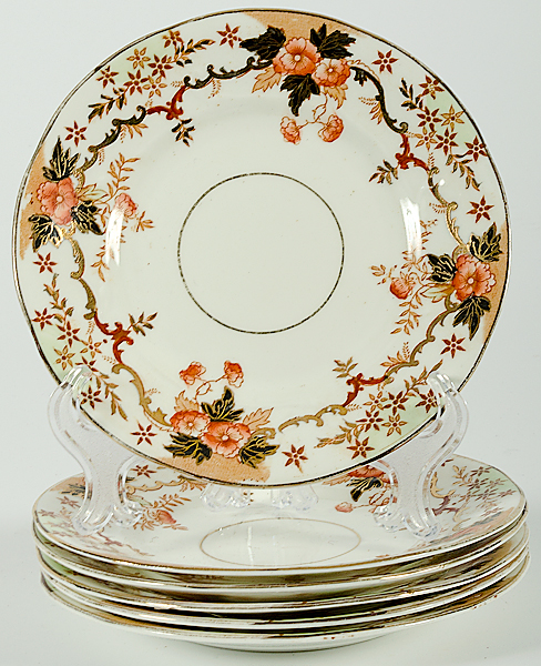 English Bone China Plates English mid-19th