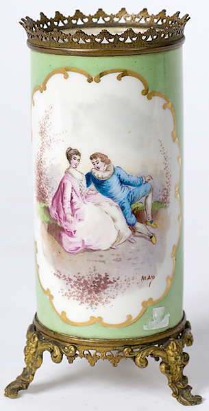 Sevres Style Porcelain Vase France