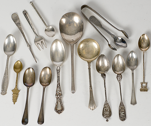 Assorted Silverplated Items 20th