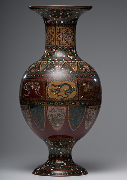 Large Cloisonne Vase 20th century 15fc48