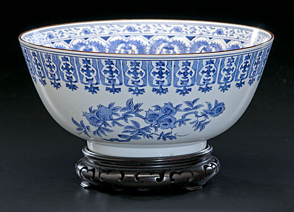 Chinese Punch Bowl Chinese late 15fc49