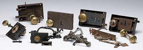 18th Century Mettal and Brass Locks