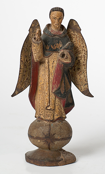 Angel Figure 19th century a carved 15fca2