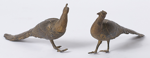 C.S. & Co. Birds 20th century a pair