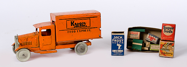 Kroger Food Express Steel Toy Truck 15fd23