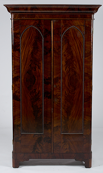 Late Classical Gothic Style Armoire