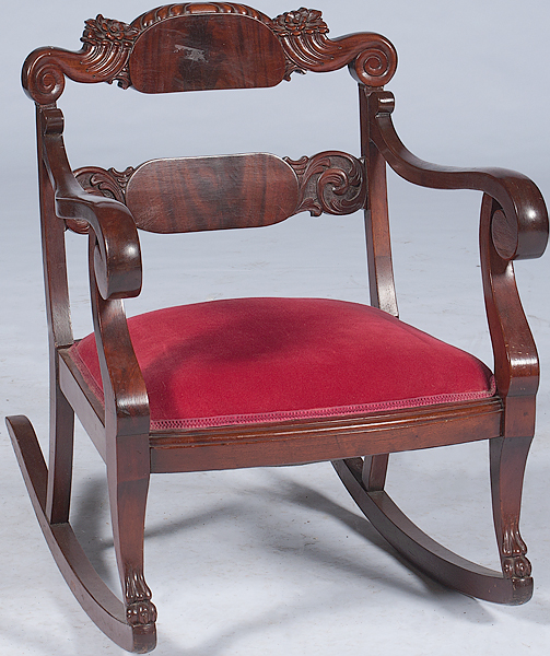 Late Classical Rocking Chair American 15fd46