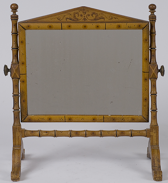 Painted Victorian Shaving Mirror 15fd98