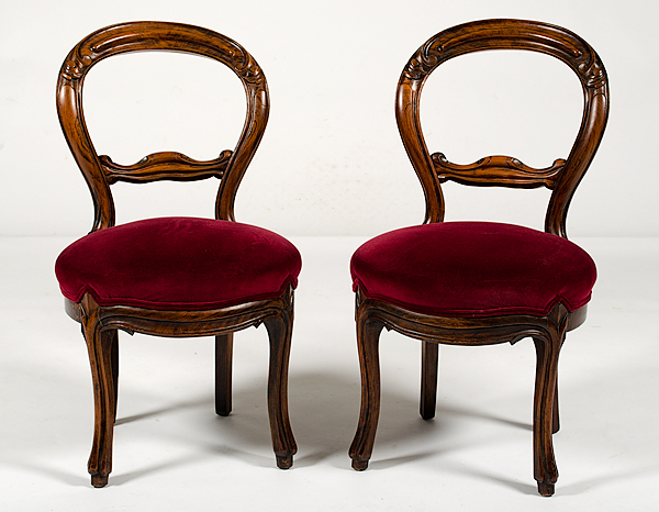 Balloon Back Rosewood Chairs American