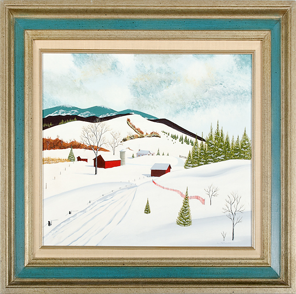 Winter Landscape by L. Pakulski