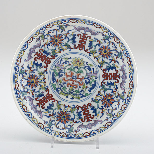 Doucai Dish Chinese a Doucai porcelain 15fe17