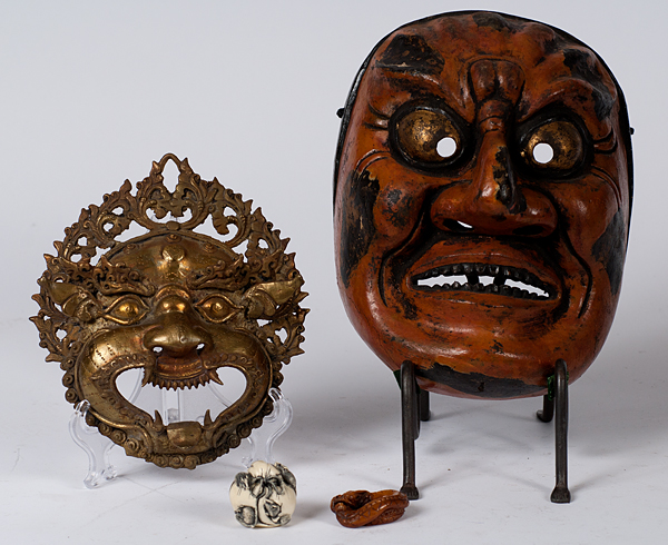 Japanese Masks and Netsukes Japanese