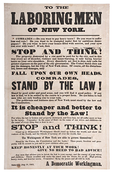 New York City Draft Riots Civil 15fe7f