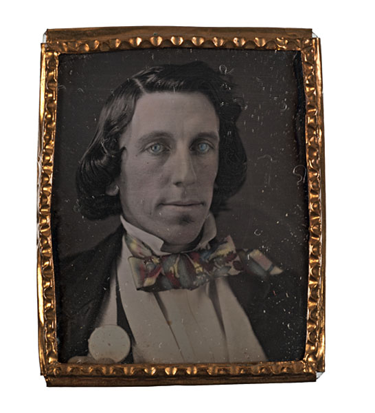 Daguerreotype of Young Man with 15feaf