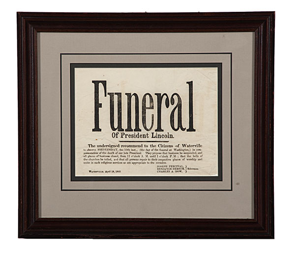 Abraham Lincoln Funeral Broadside 15fec4