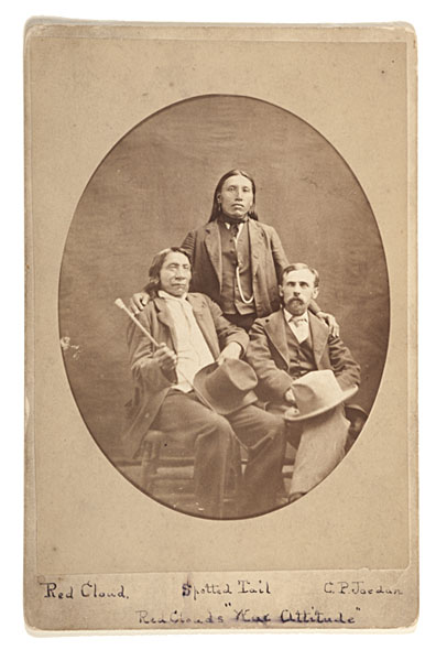 Rare Cabinet Card of Red Cloud 15fed2