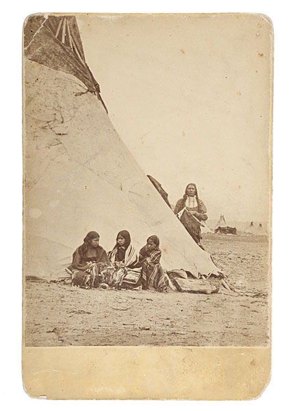 Will Soule Cabinet Photograph of Arapaho