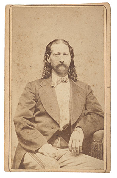 Rare Wild Bill Hickok CDV by A P  15ff0e