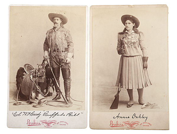 Price guide for Annie Oakley and Buffalo Bill Cabinet Cards
