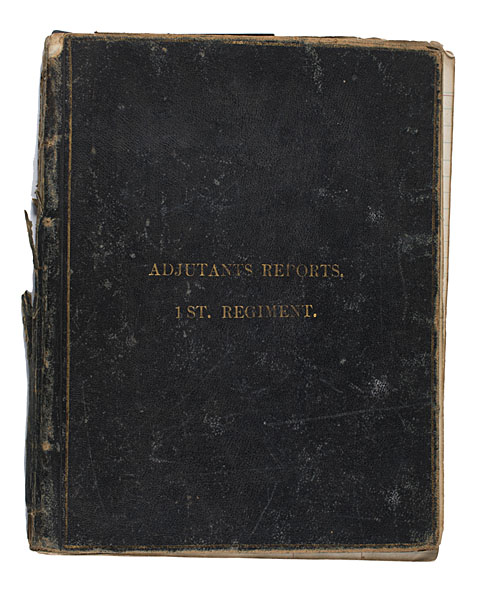 Confederate Order Book 1st Virginia 15ff5e