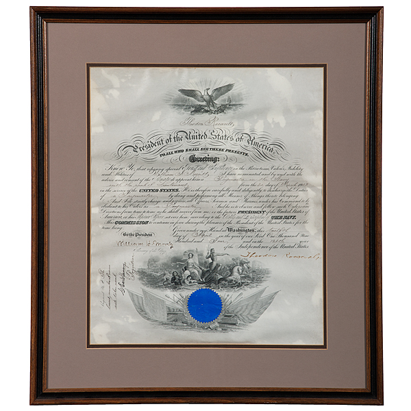 Theodore Roosevelt Signed Presidential