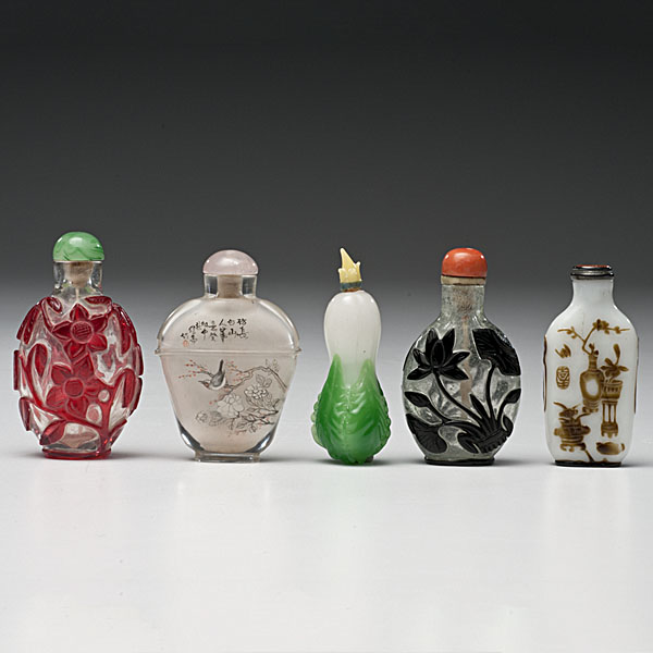 Chinese Snuff Bottles Chinese. A group