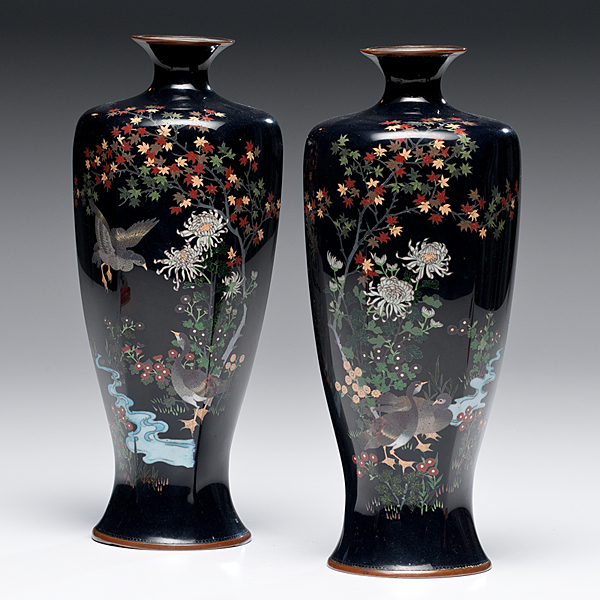 Japanese Cloisonn Vases Japanese 15ffc3