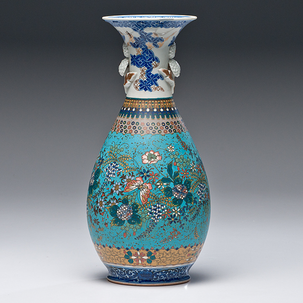 Japanese Signed Cloisonné and Porcelain