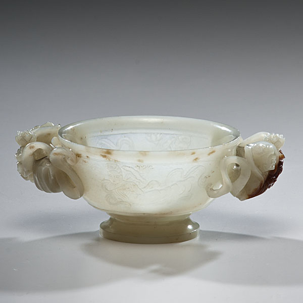 Finely Carved Chinese White Jade 15ffe1