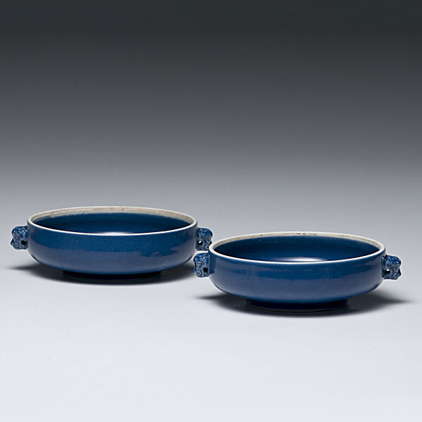 Chinese Low Bowls Chinese. A pair