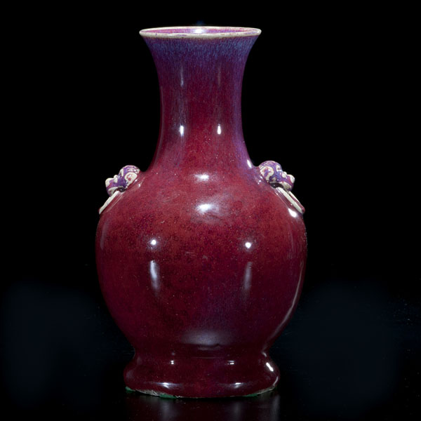 Flambé Vase Chinese 19th century.