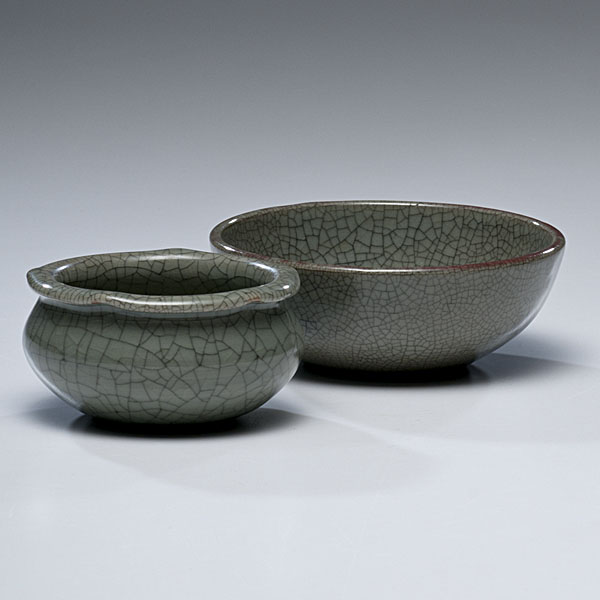 Celadon Crackle Glazed Bowls Chinese  160022