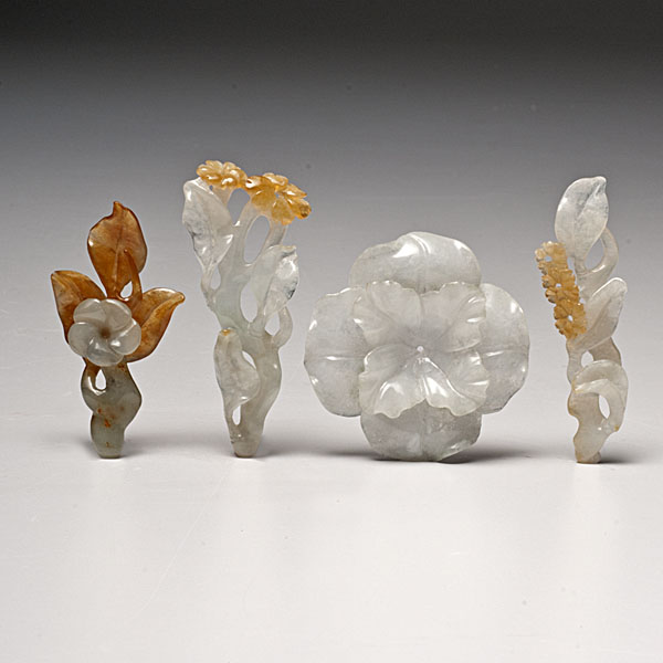 Chinese Jadeite Floral Carvings 160050