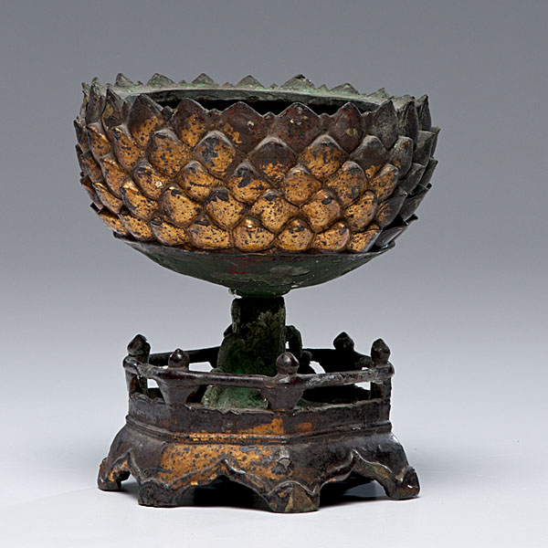 Chinese Ming Period Bronze Stand 16005c