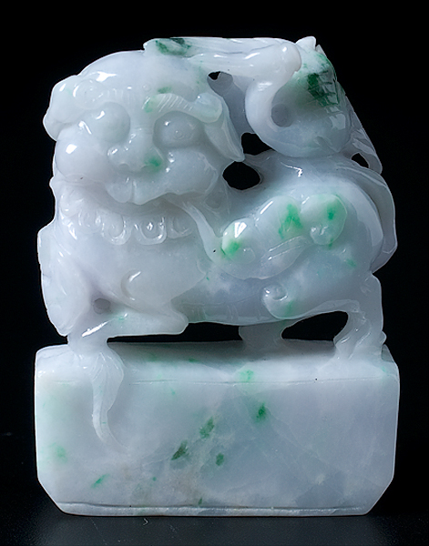 Chinese Carved Jadeite Hardstone 160088