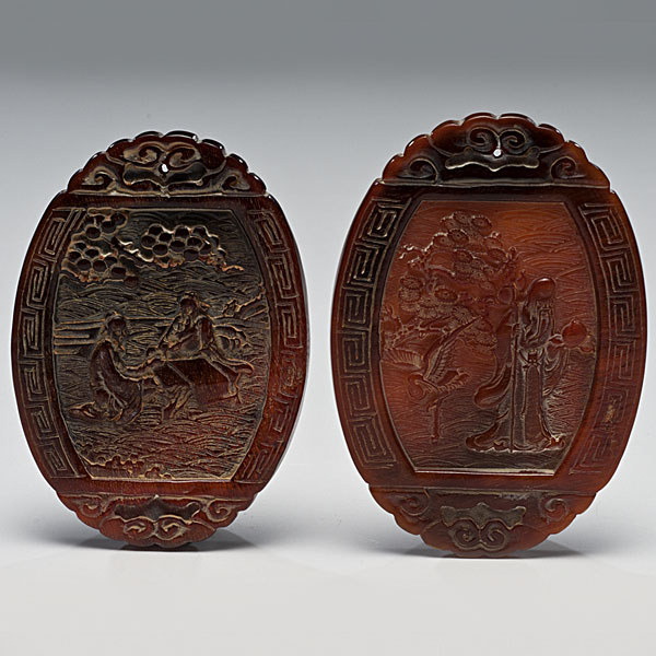 Ox Horn Plaques Includes two ox 160094