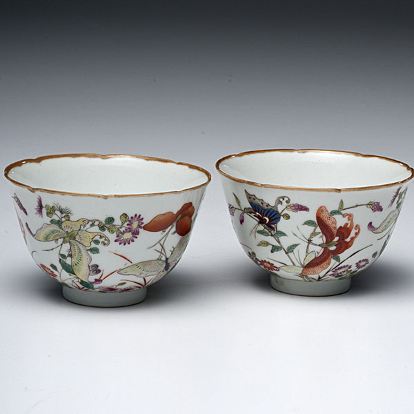 Chinese Tea Bowls Chinese late 19th/early