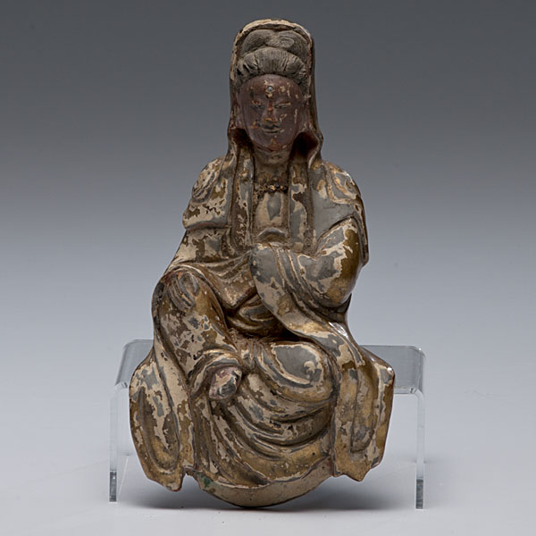 Polychromed and Gilded Guanyin 1600b7