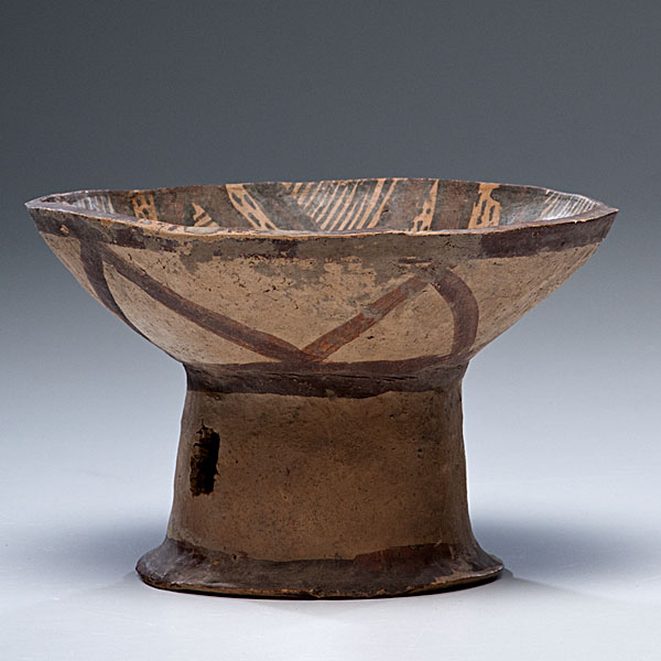 Chinese Neolithic Footed Bowl Chinese 1600ca